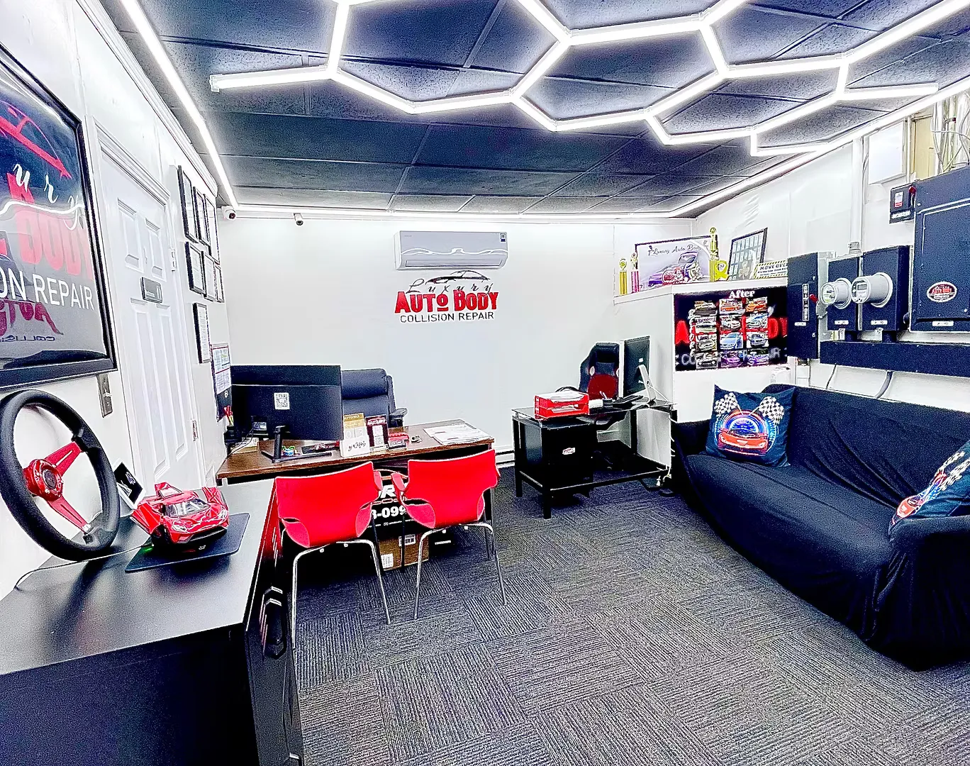 Our office reception area